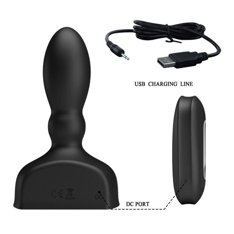 MR PLAY Télécommande Plug Anal Gonflable Noir — vue alternative