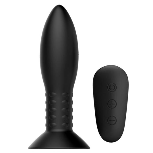 MR PLAY PLUG TÉLÉCOMMANDE BILLES TOURNANTES NOIRES - Aura Intime