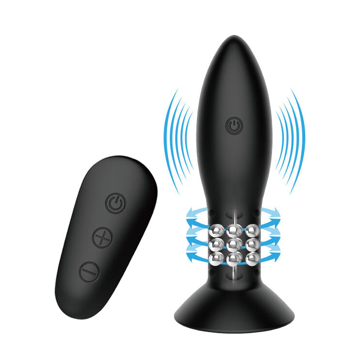 MR PLAY PLUG TÉLÉCOMMANDE BILLES TOURNANTES NOIRES — vue détaillée