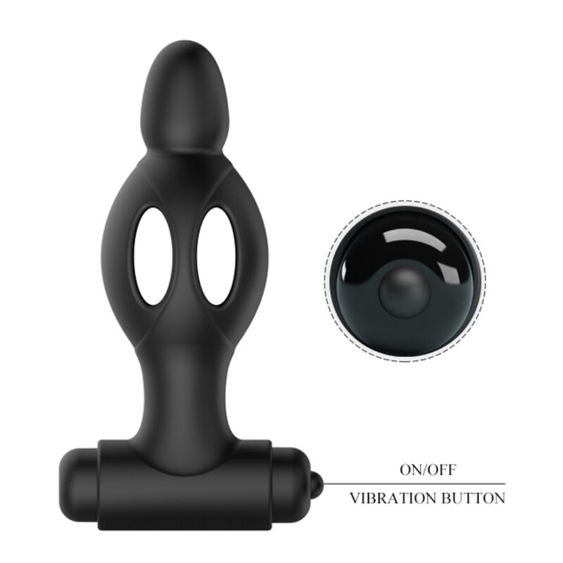MR PLAY PLUG ANAL SILICONE VIBRATION — vue arrière