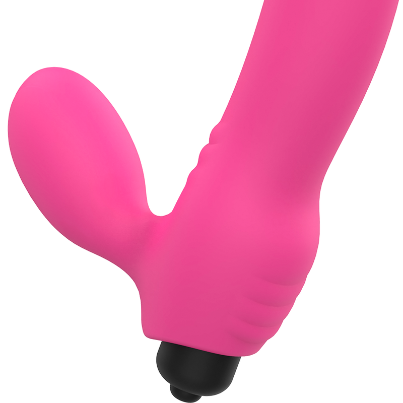OHMAMA VIBRATORS VIBRATEUR BIX DOUBLE STIMULATION ÉDITION NOËL ROSE — vue détaillée