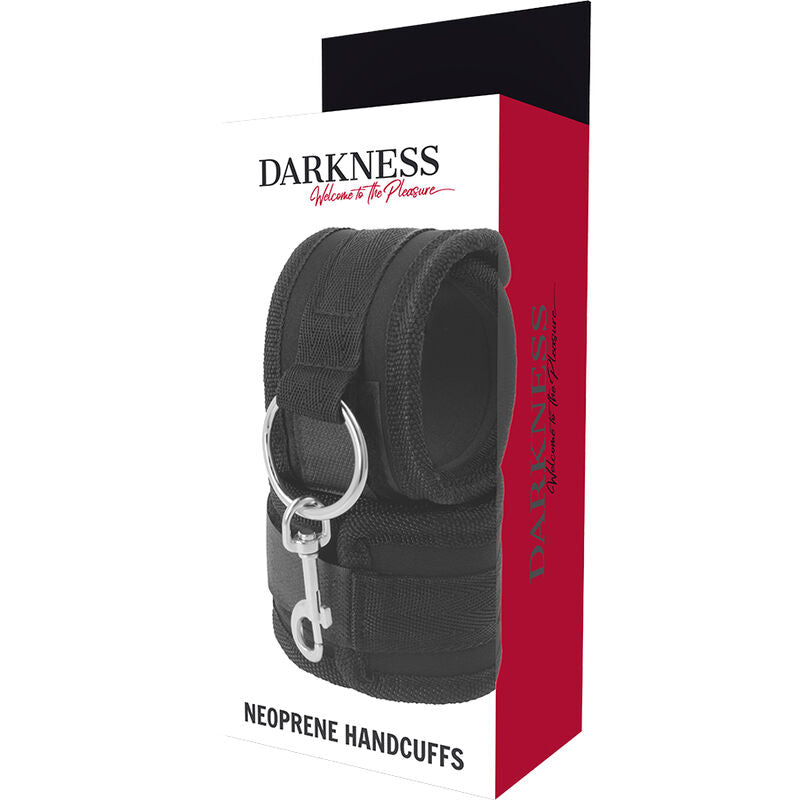 DARKNESS BONDAGE Menottes Néoprène — accessoires inclus