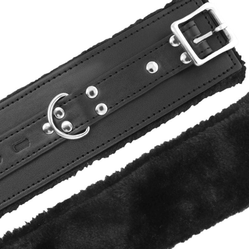 DARKNESS BONDAGE Menottes Bdsm Doublées Noires — vue alternative