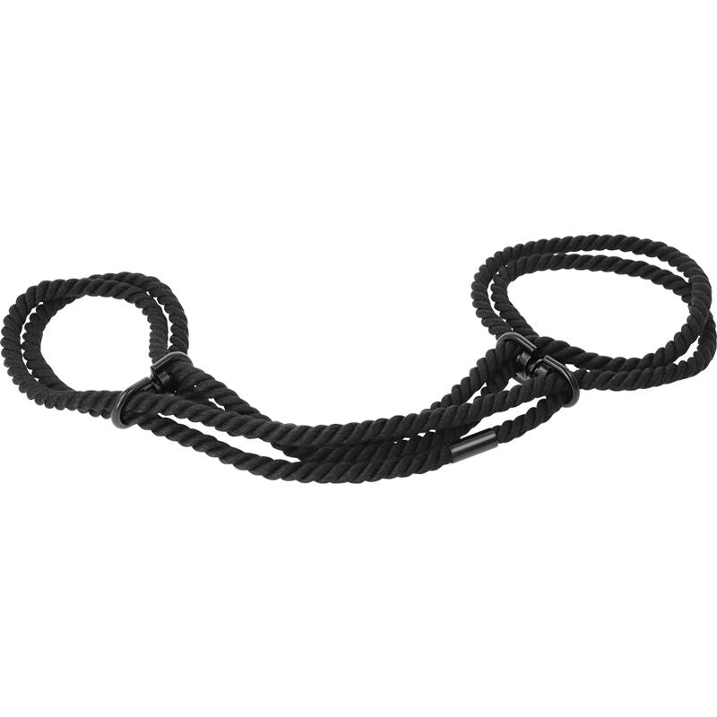 DARKNESS BONDAGE Menottes Corde Ou Menottes Cheville 100% Coton — vue alternative