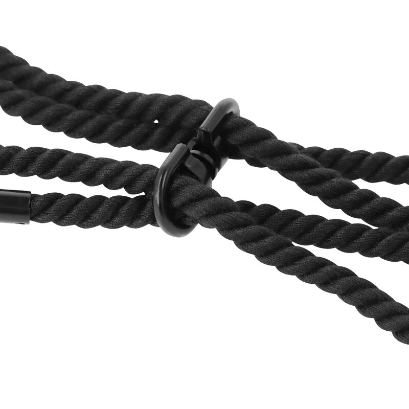 DARKNESS BONDAGE Menottes Corde Ou Menottes Cheville 100% Coton — vue arrière