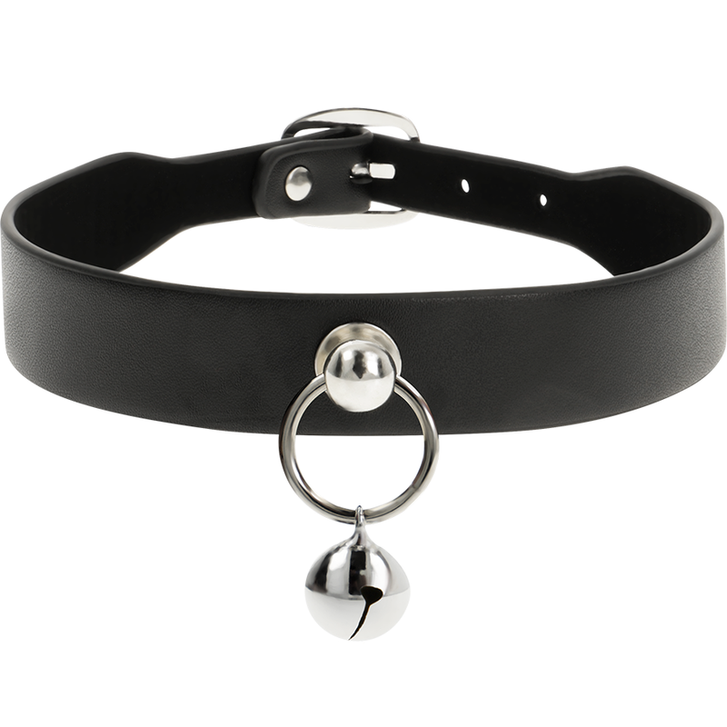 COQUETTE ACCESSORIES Collier Cuir Vegan Femme Accessoire Hochet/Cerceau — vue alternative