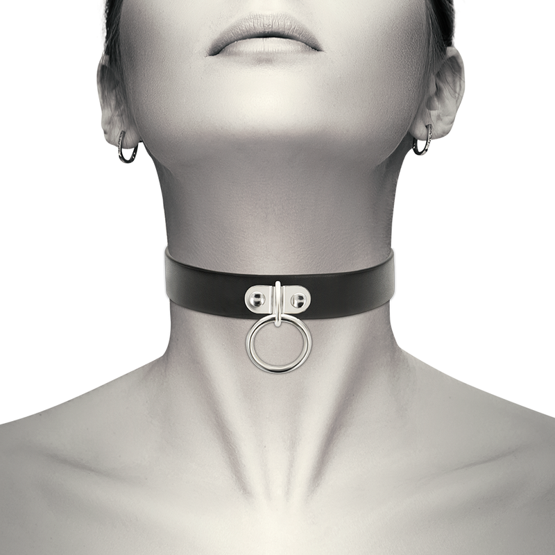 COQUETTE ACCESSORIES Collier Cuir Vegan Femme Accessoire Fétiche — vue détaillée