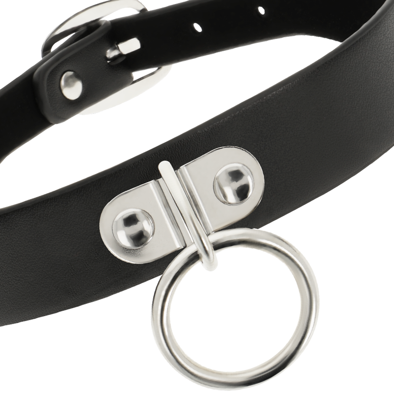 COQUETTE ACCESSORIES Collier Cuir Vegan Femme Accessoire Fétiche — vue arrière