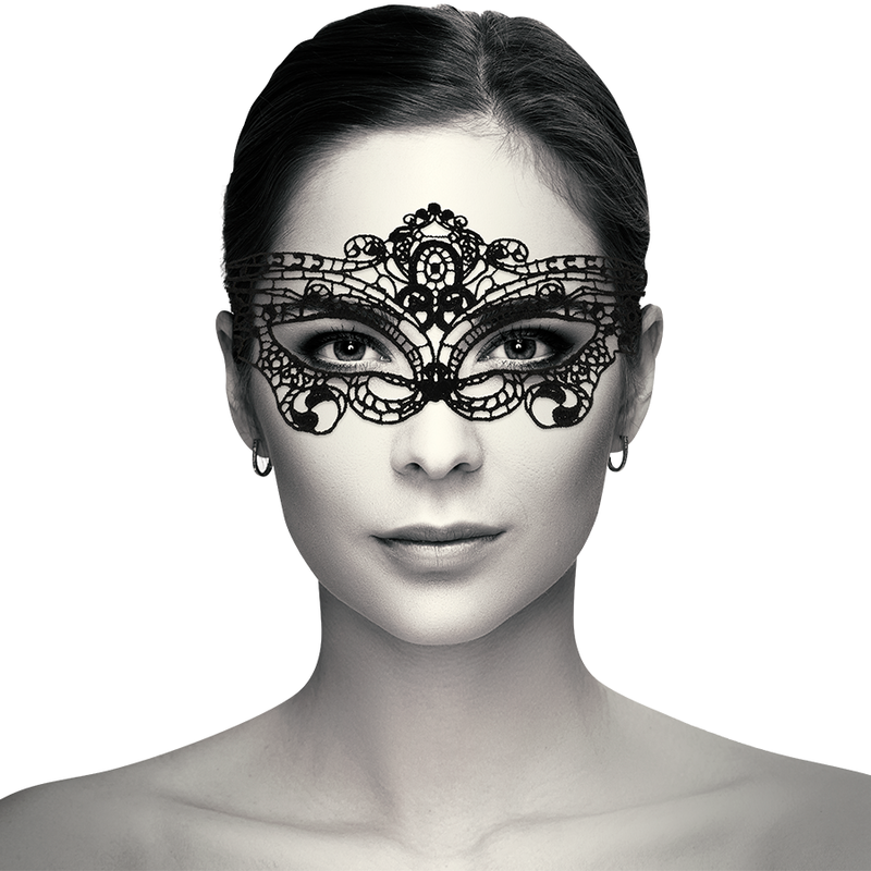 COQUETTE ACCESSORIES Masque Fine Dentelle Noire — vue détaillée