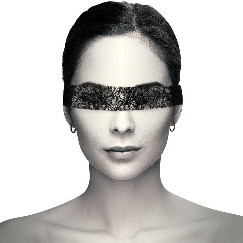 COQUETTE ACCESSORIES Masque Dentelle Noire Ruban — vue détaillée