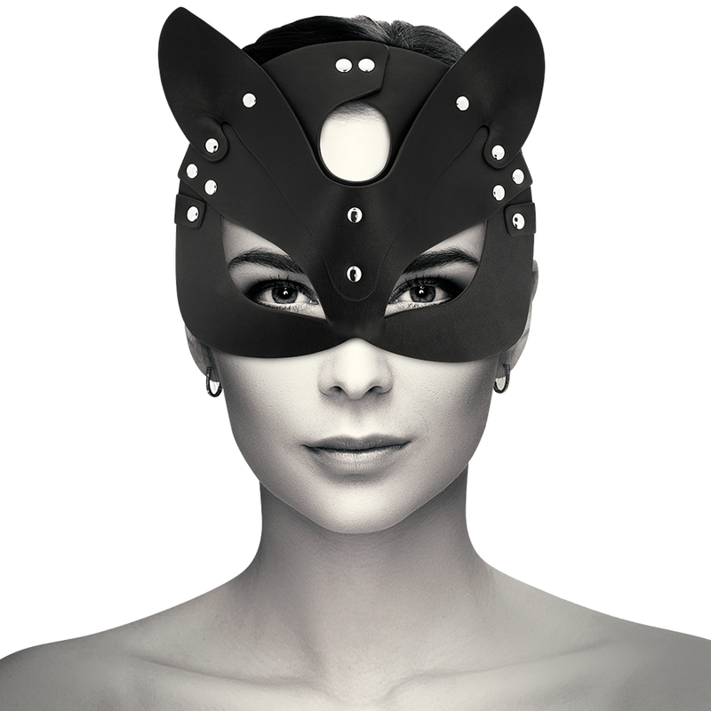 COQUETTE ACCESSORIES Masque Cuir Vegan Oreilles Chat — vue détaillée