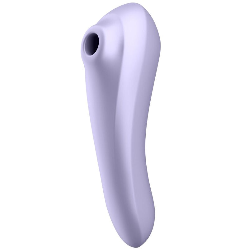 SATISFYER CONNECT Vibrateur Dual Pleasure Air Pulse Mauve — vue alternative