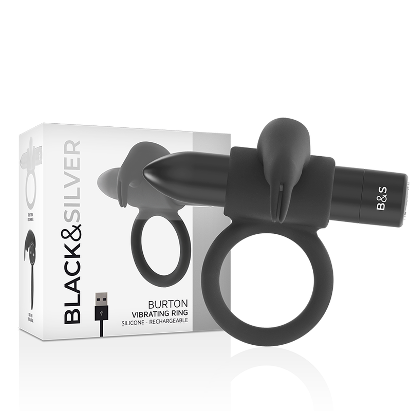 BLACK&SILVER - Burton Ring 10 Modes De Vibration Noir