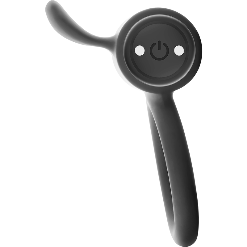 BLACK&SILVER - Bague Rechargeable Cameron Noir