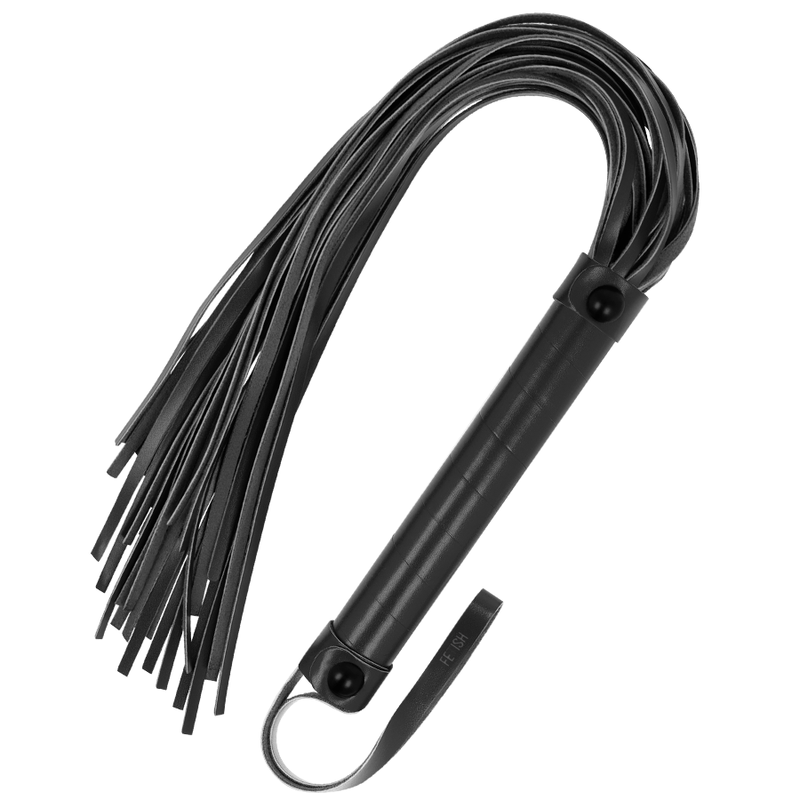 FETISH SUBMISSIVE BONDAGE Fouet Cuir Végétalien - Aura Intime
