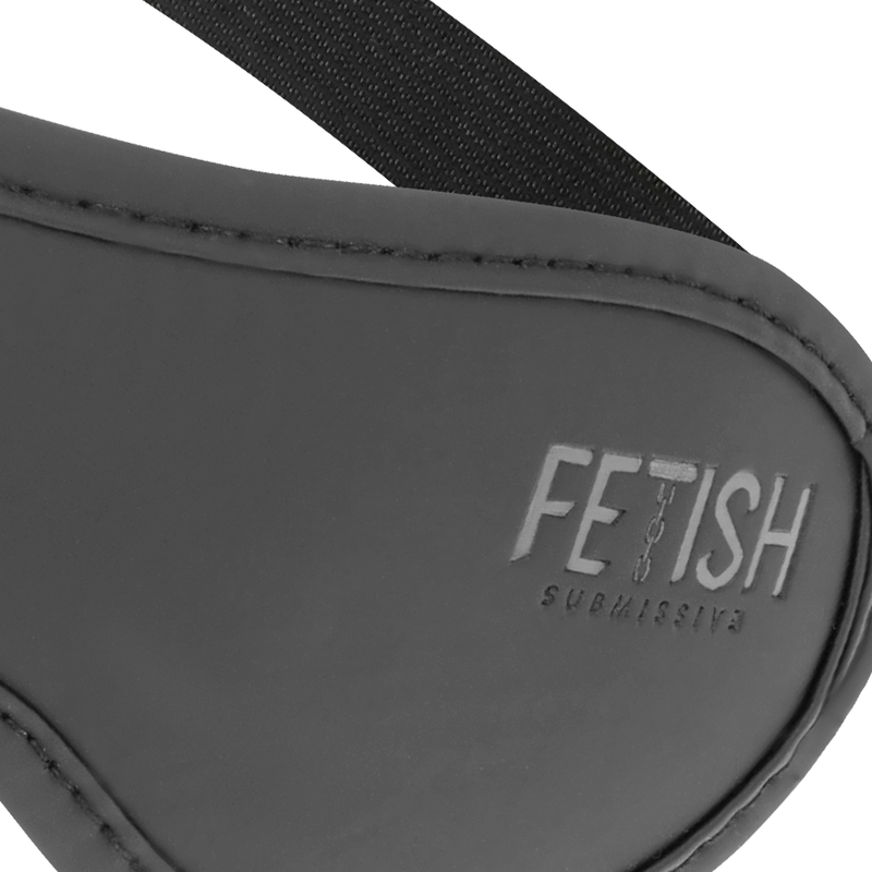 FETISH SUBMISSIVE BONDAGE Masque Cuir Végan Ii Doublure Noprène — vue alternative