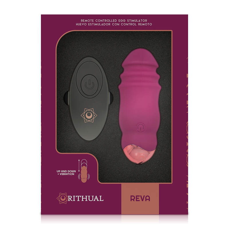 RITHUAL Reva Egg Télécommande Up&Down + Vibration — accessoires inclus