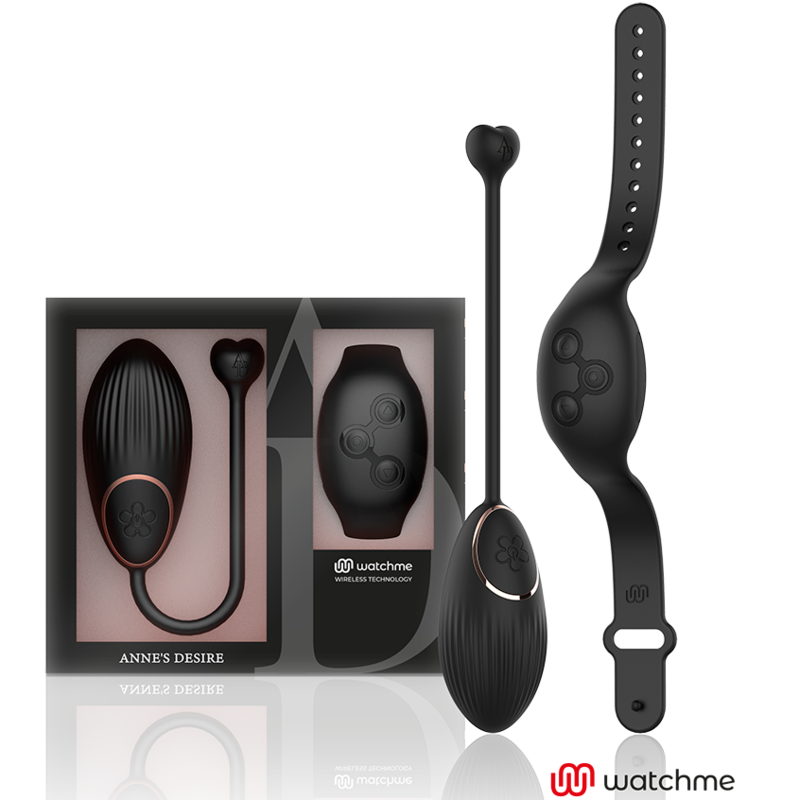 ANNE´S DESIRE Egg Technologie Télécommande Watchme Noir - Aura Intime