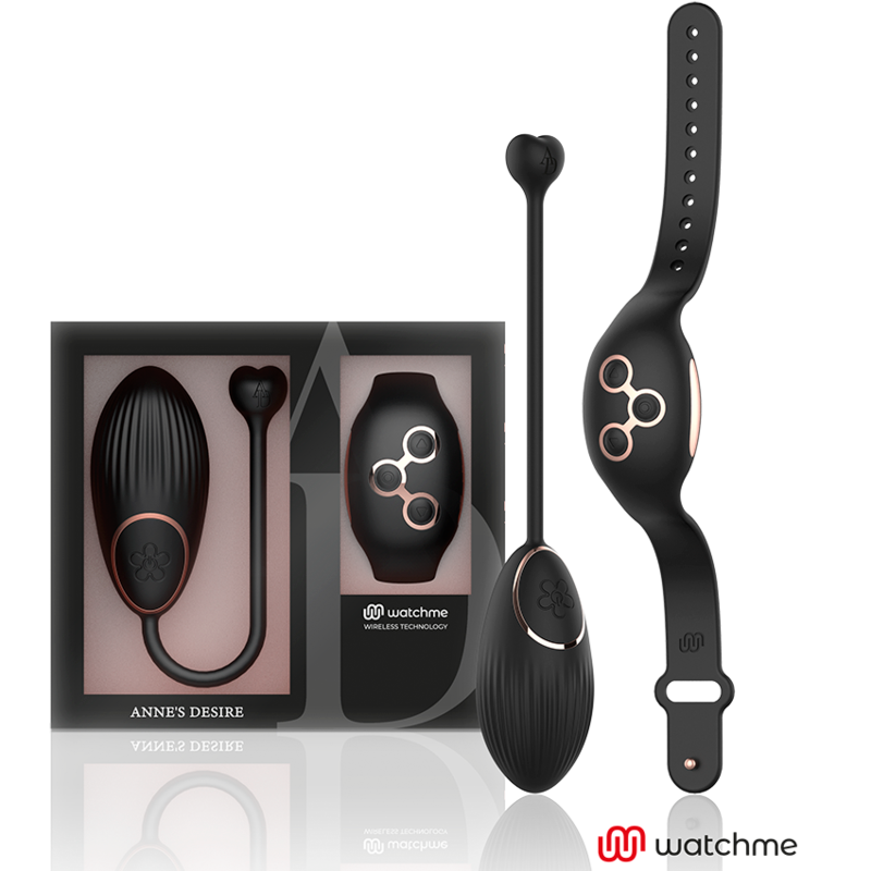 ANNE´S DESIRE Egg Technologie Télécommande Watchme Noir/Or - Aura Intime