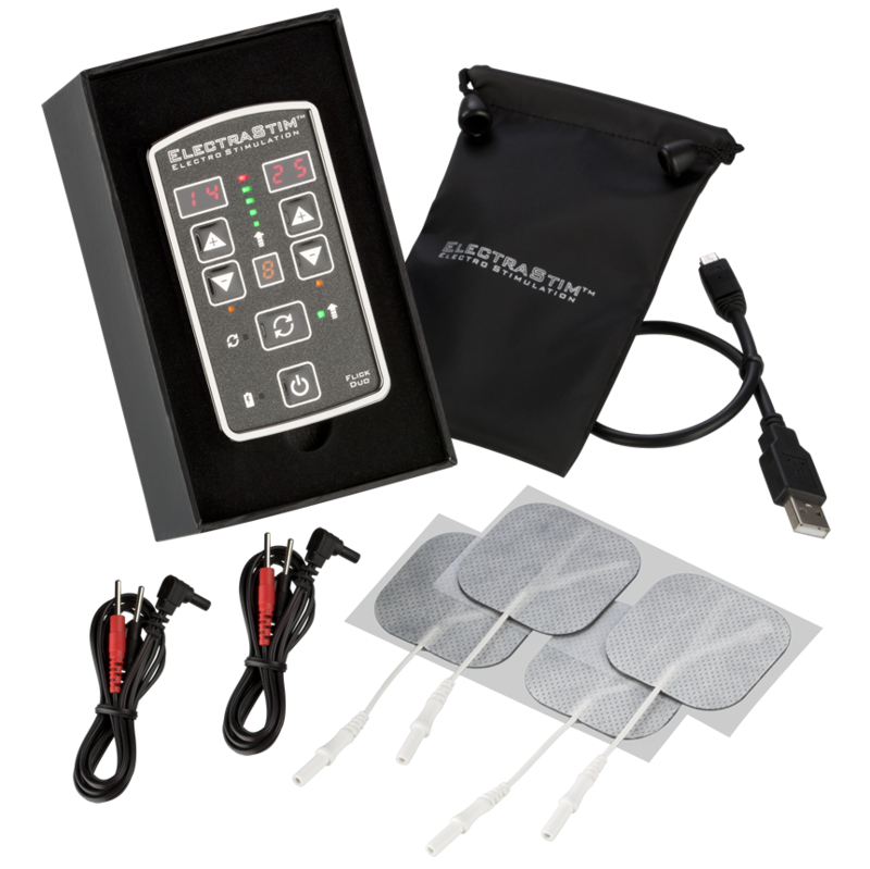 ELECTRASTIM Pack Stimulateur Flick Duo - Aura Intime