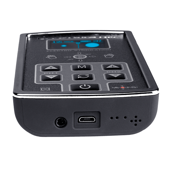 ELECTRASTIM Axis Électro-Stimulateur Haute Spécification — vue arrière