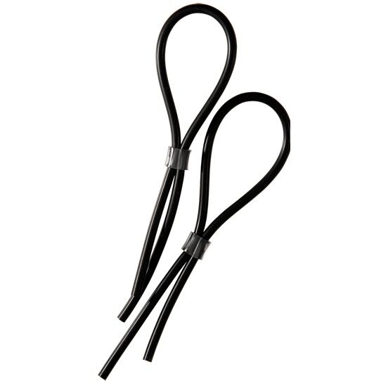 ELECTRASTIM Caoutchouc Adj. Boucles Bite Scrotales - Aura Intime
