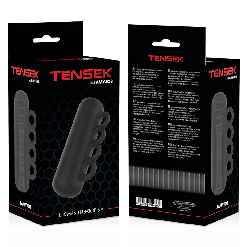 JAMYJOB MASTURBATEUR EXTREME TENSEK 5 NOIR — accessoires inclus