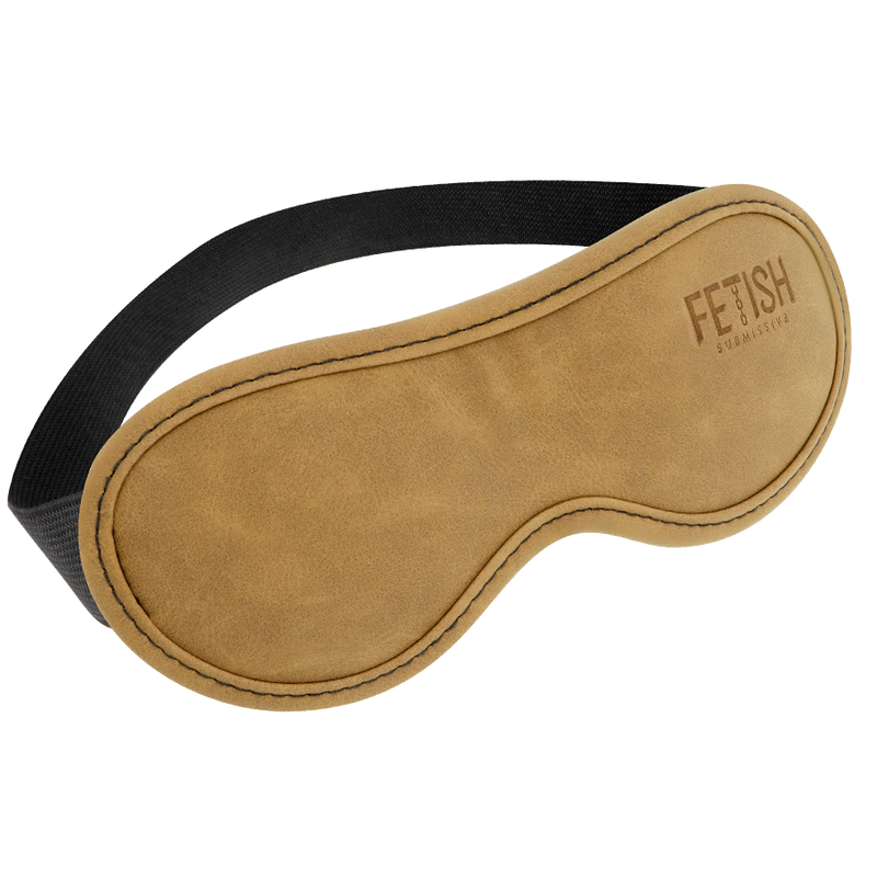 FETISH SUBMISSIVE ORIGIN Masque Cuir Vegan Doublure Néoprène - Aura Intime