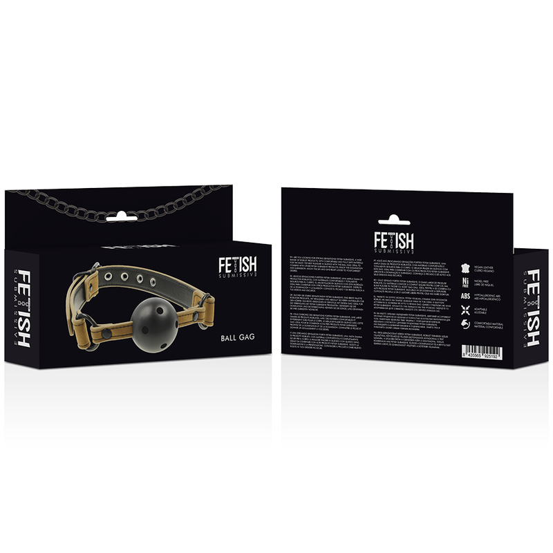 FETISH SUBMISSIVE ORIGIN Billon Respirant — accessoires inclus