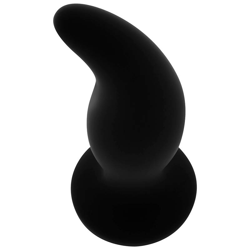 OHMAMA Plug Anal Silicone Courbé Point P 12 Cm — vue détaillée