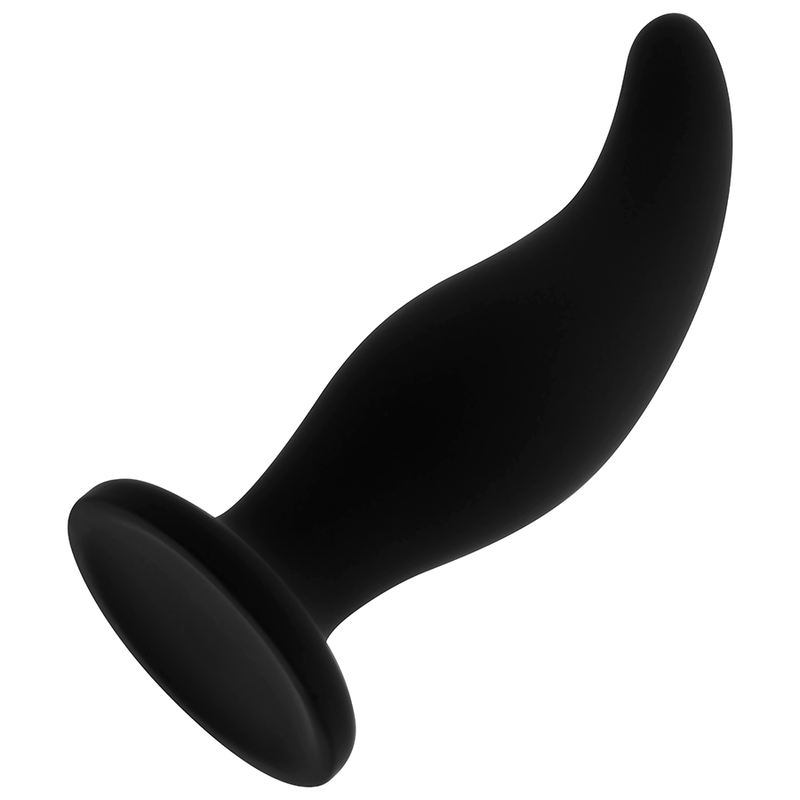 OHMAMA Plug Anal Silicone Courbé Point P 12 Cm - Aura Intime