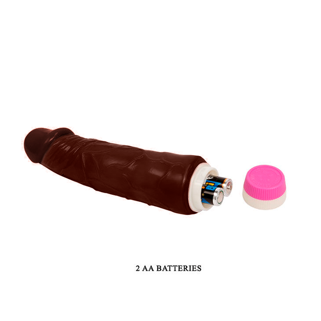 BAILE VIBRATORS VIBRATEUR VAGUES PLAISIR 19.5 CM MULATO — vue arrière