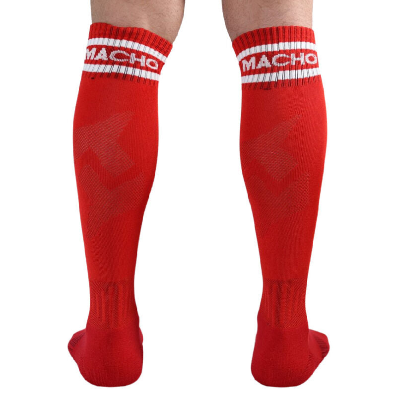 MACHO UNDERWEAR Chaussettes Longues Taille Unique Rouge — vue alternative