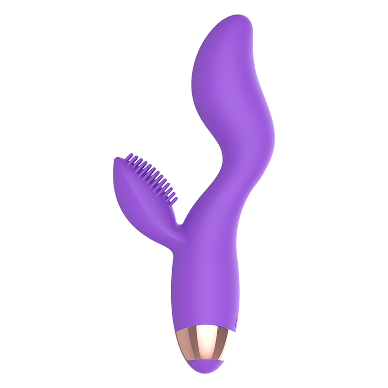 WOMANVIBE Vibrateur Silicone Rechargeable Donna — accessoires inclus