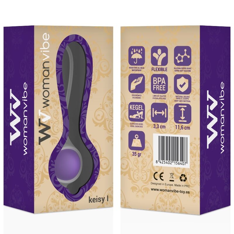 WOMANVIBE Femme Vibe Keisy I Ball Geisha Silicone — vue détaillée