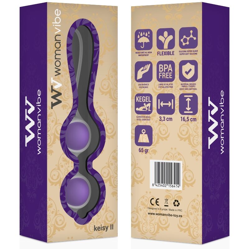 WOMANVIBE Balles Silicone Vibe Keisy Ii — vue détaillée
