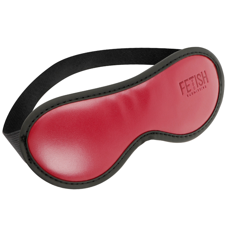 FETISH SUBMISSIVE DARK ROOM Masque Cuir Végan Doublure Néoprène - Aura Intime