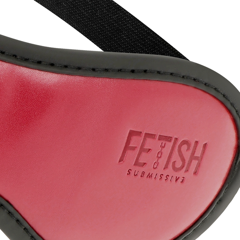 FETISH SUBMISSIVE DARK ROOM Masque Cuir Végan Doublure Néoprène — vue alternative