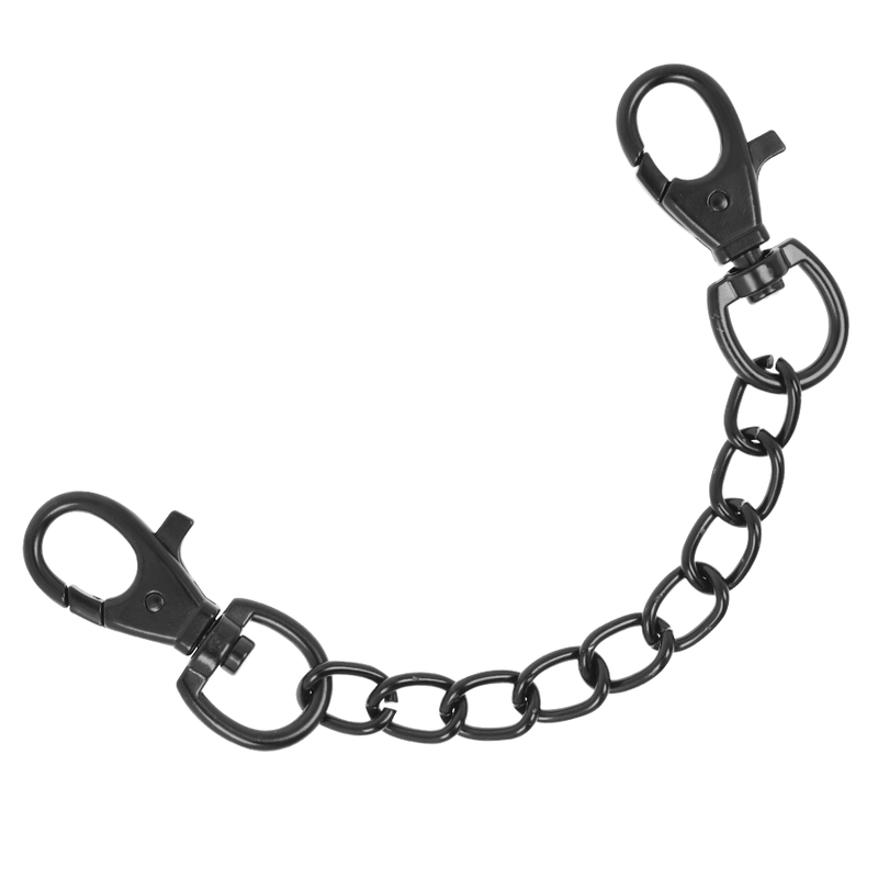 FETISH SUBMISSIVE DARK ROOM Menottes Cheville Cuir Végan Doublure Néoprène — vue détaillée