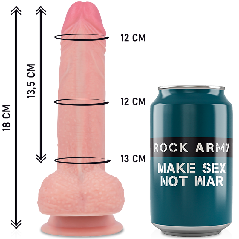 ROCK ARMY HARNAIS + SILICONE LIQUIDE PREMIUM MUSTANG REALISTIC 18 C... — vue détaillée
