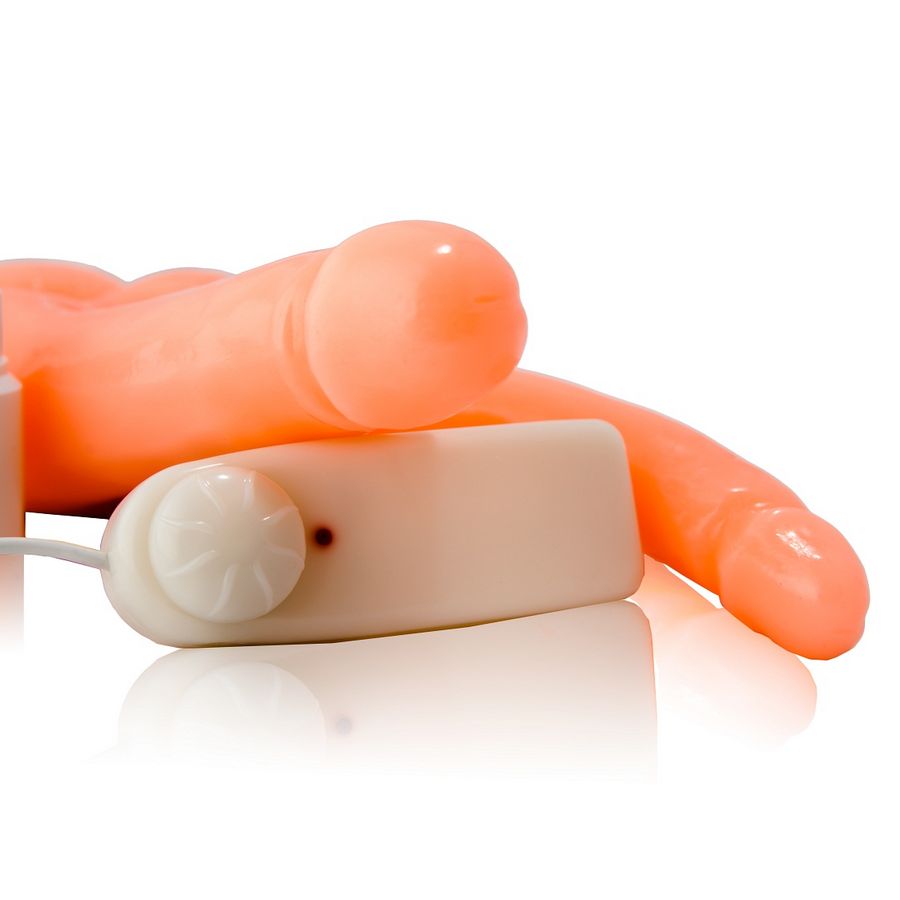 BAILE VIBRATORS PÉNIS RÉALISTE DOUBLE PÉNÉTRATION — vue arrière