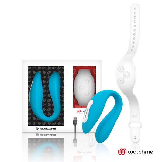 WEARWATCH Watchme Vibrateur Double Technologie Indigo/Neige - Aura Intime