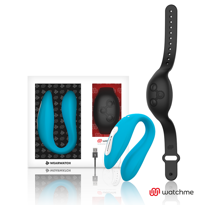 WEARWATCH Watchme Vibrateur Double Technologie Indigo / Jet - Aura Intime