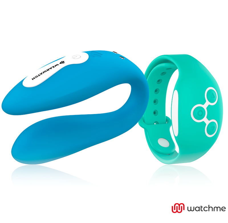 WEARWATCH Vibrateur Watchme Double Technologie Indigo/Eau Mer — vue détaillée