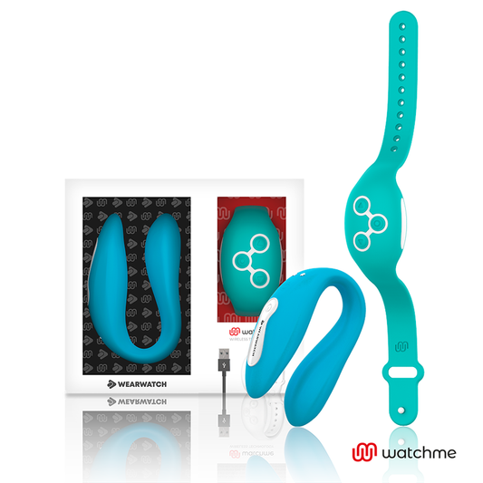 WEARWATCH Vibrateur Watchme Double Technologie Indigo/Eau Mer - Aura Intime