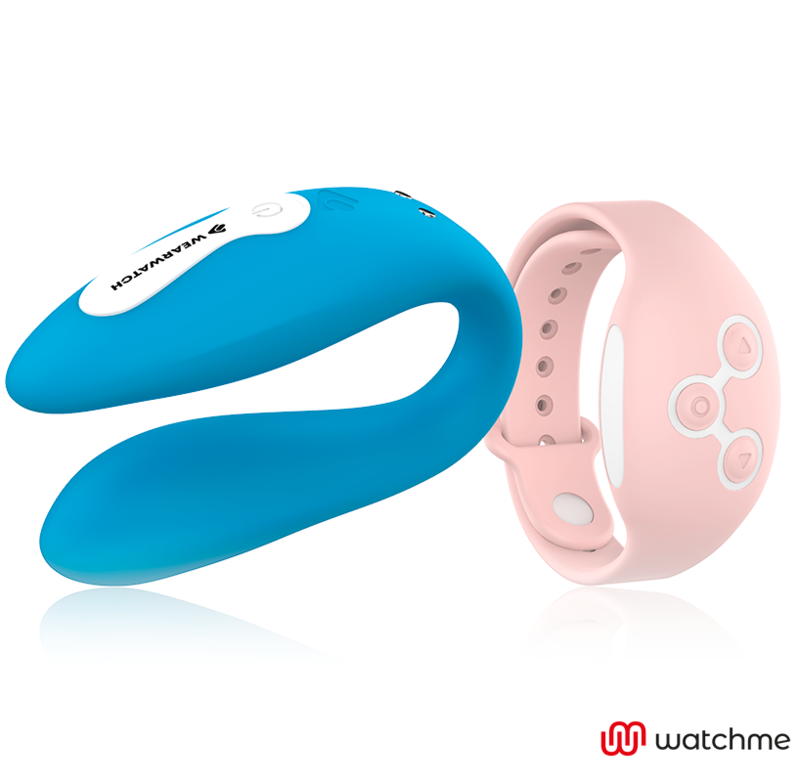 WEARWATCH Watchme Vibrateur Double Technologie Indigo / Rose — vue détaillée
