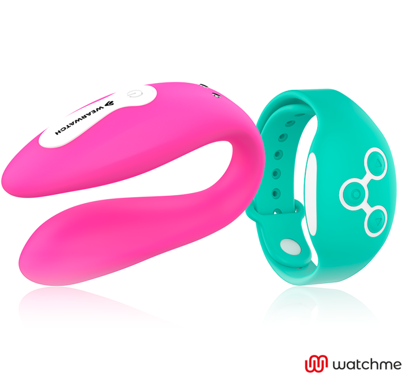 WEARWATCH Vibrateur Watchme Double Technologie Fuchsia / Eau Mer — vue détaillée