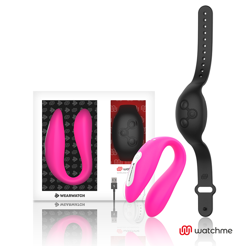 WEARWATCH Vibrateur Double Technologie Watchme Fuchsia/Azabache - Aura Intime