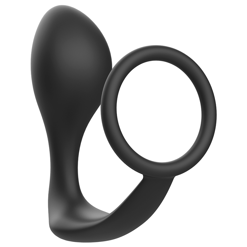 ADDICTED TOYS Plug Anal Anneau Silicone Noir — vue alternative