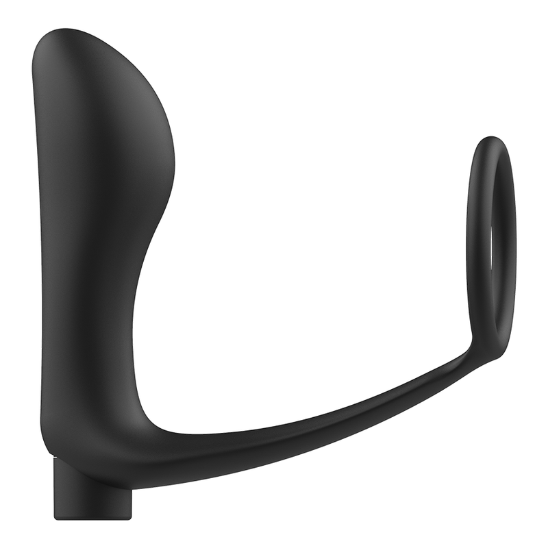 ADDICTED TOYS Anneau Pénis Télécommande Plug Anal Noir Rechargeable — vue arrière
